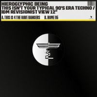 Hieroglyphic Being - This Isn't Your Typical 90's Era Techno / IDM Revisionist View 12" (12") Technicolour Vinyl