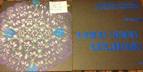 Hobo Sonn / Decimus - Weeping From Eyes Three, Four And Five / Apathia (LP) Kelippah Vinyl
