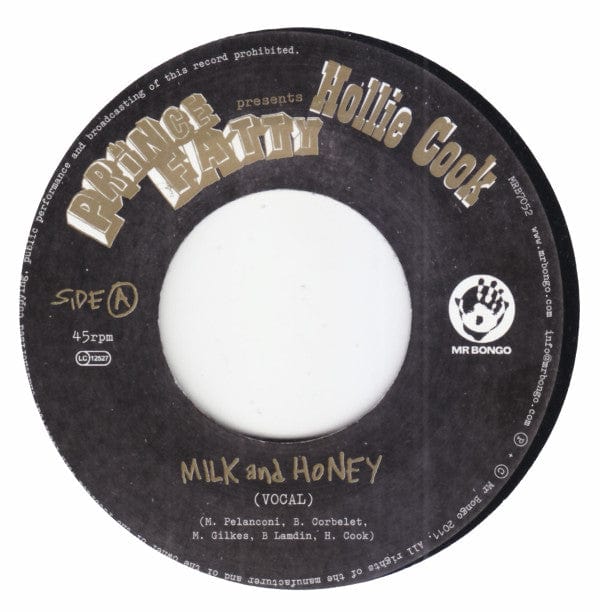 Hollie Cook, Prince Fatty - Milk & Honey (7") Mr Bongo Vinyl 5024017004276