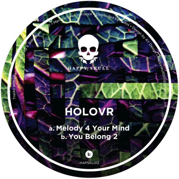 HOLOVR - Melody 4 Your Mind / You Belong 2 (12") Happy Skull Vinyl