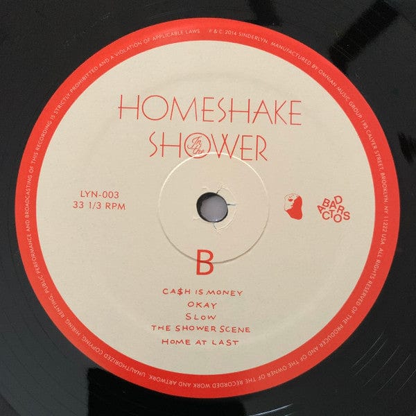 Homeshake - In The Shower (LP) Sinderlyn Vinyl 869261000064