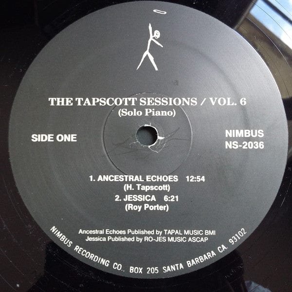 Horace Tapscott - The Tapscott Sessions Vol. 6 (LP) Nimbus West Records, Nimbus West Records Vinyl