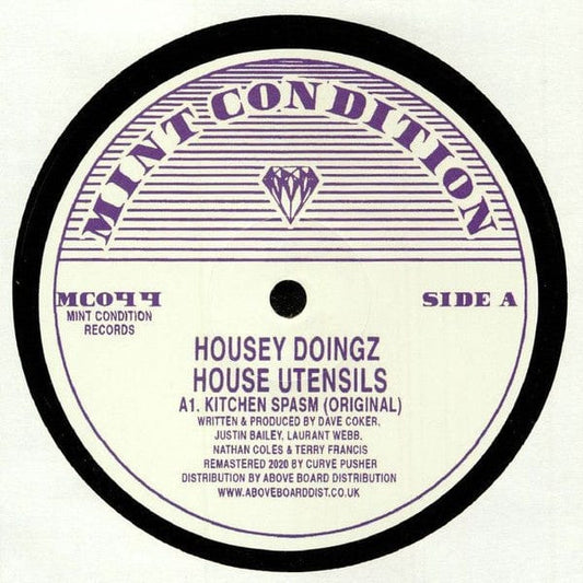 Housey Doingz - House Utensils (12") Mint Condition (2) Vinyl
