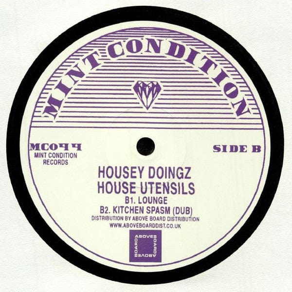 Housey Doingz - House Utensils (12") Mint Condition (2) Vinyl