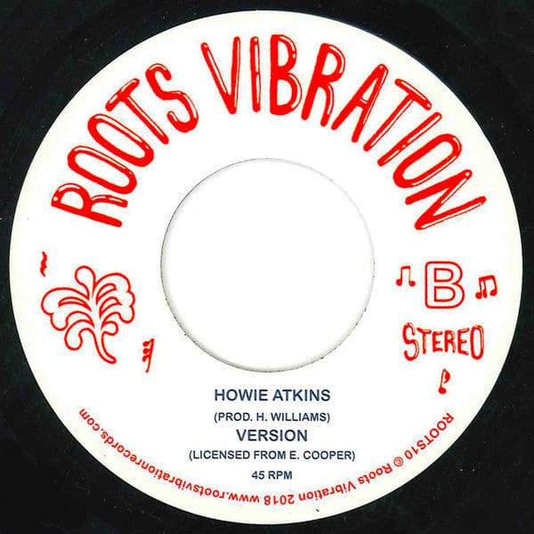 Howie Atkins - Walls Of Babylon (7") Roots Vibration (2) Vinyl