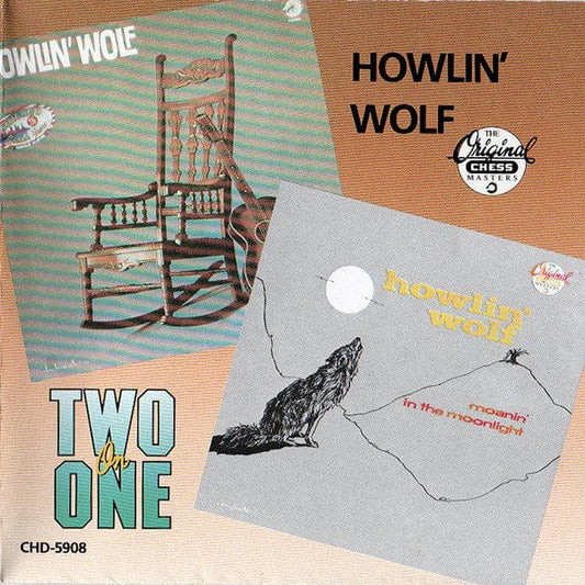 Howlin' Wolf - Howlin' Wolf / Moanin' In The Moonlight (CD) MCA Records CD 076732590829