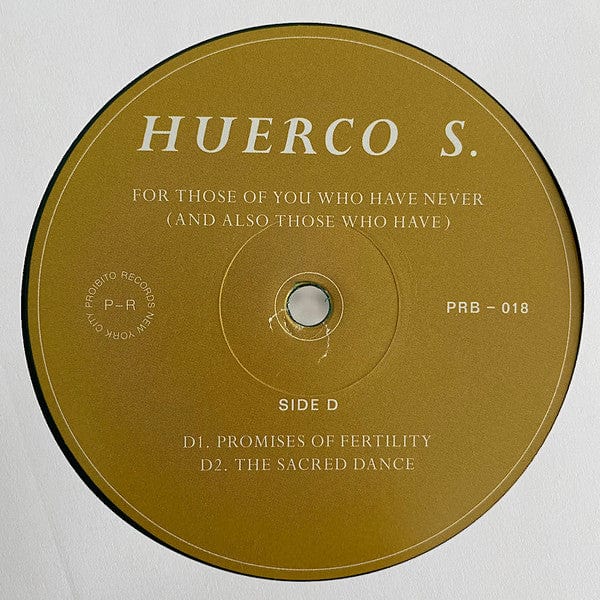 Huerco S. - For Those Of You Who Have Never (And Also Those Who Have) (2xLP, Album, RP, Gre) on Proibito at Further Records