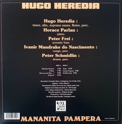 Hugo Heredia - Mananita Pampera (LP) Jazz Room Records Vinyl
