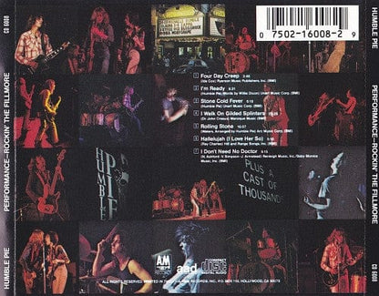 Humble Pie - Performance - Rockin' The Fillmore (CD) A&M Records,A&M Records CD 075021600829