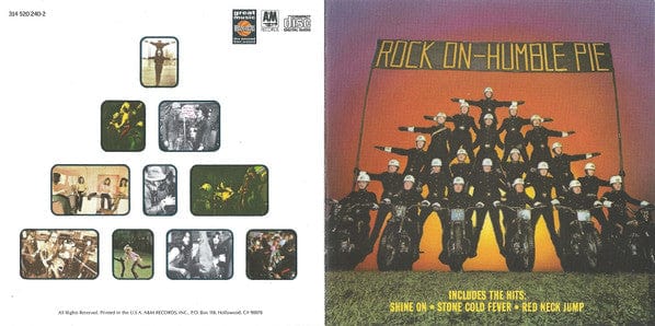 Humble Pie – Rock On (CD, A&M Records) Image 3