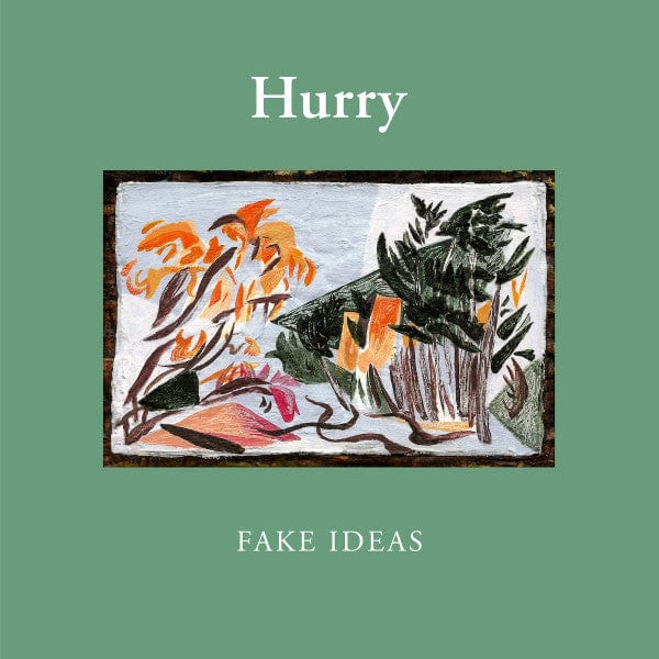 Hurry – Fake Ideas (LP, Blue, Lame-O Records, 2021) Front Cover