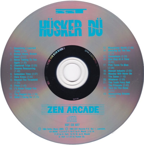 Hüsker Dü - Zen Arcade (CD) SST Records CD 018861002729