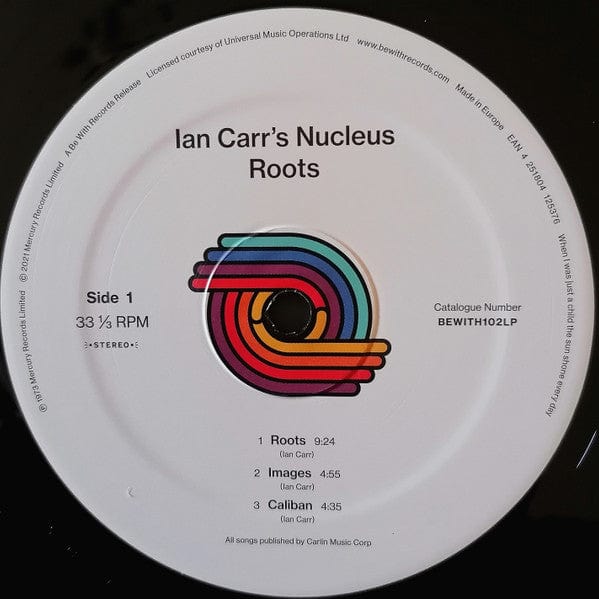 Ian Carr's Nucleus* - Roots (LP) Be With Records Vinyl 4251804125376