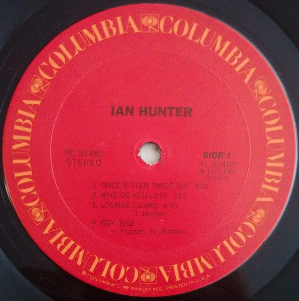 Ian Hunter - Ian Hunter on Columbia at Further Records
