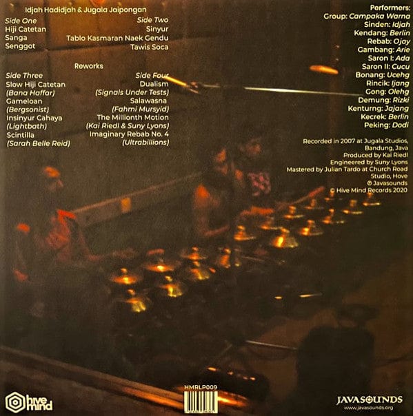 Idjah Hadidjah, Jugala Jaipongan - Jaipongan Music of West Java +Reworks (2xLP) Hive Mind Records Vinyl 0604565396365