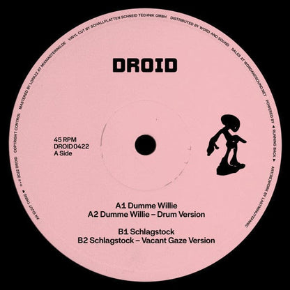 Idjut Boys - Dumme Willie (12") Droid Vinyl