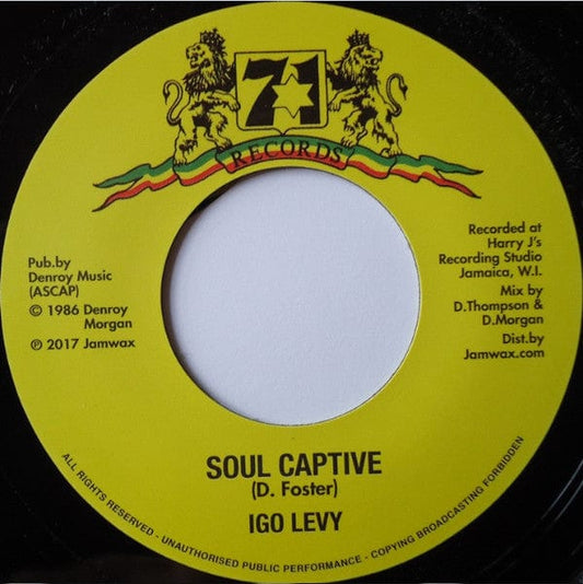 Igo Levi - Soul Captive  (7") Jamwax Vinyl