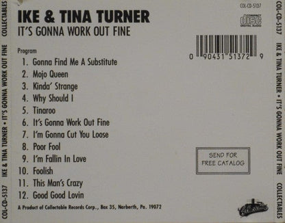 Ike & Tina Turner - It's Gonna Work Out Fine (CD) Collectables CD 090431513729