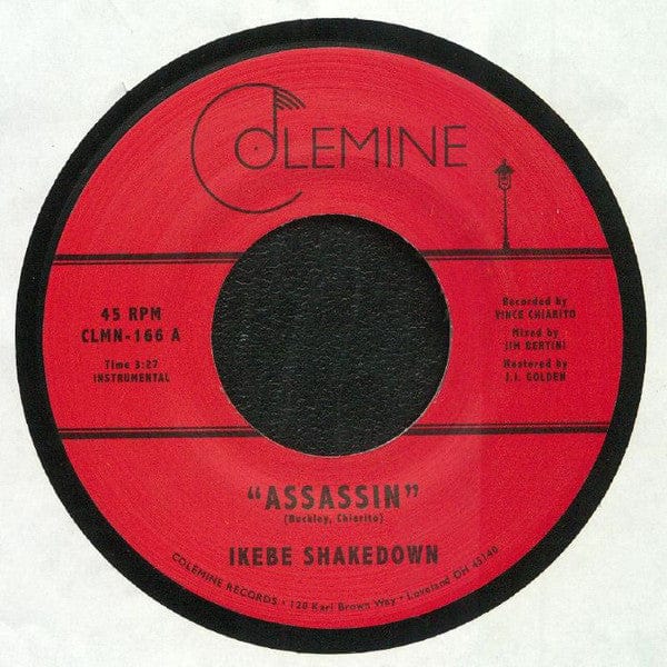 Ikebe Shakedown - Assassin (7") Colemine Records Vinyl 674862653669