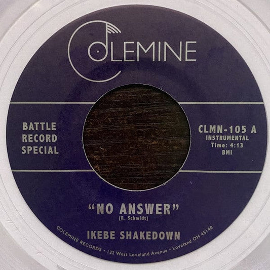 Ikebe Shakedown / The Jive Turkeys - No Answer / No Answer (7") Colemine Records Vinyl 674862655755