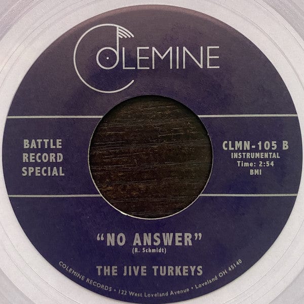 Ikebe Shakedown / The Jive Turkeys - No Answer / No Answer (7") Colemine Records Vinyl 674862655755