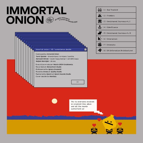 Immortal Onion - XD [Experience Design] (LP) U Know Me Records Vinyl