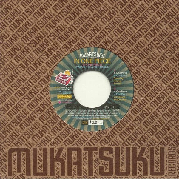 In One Peace - In One Piece (7") Mukatsuku Records,George Semper Music Archives Vinyl
