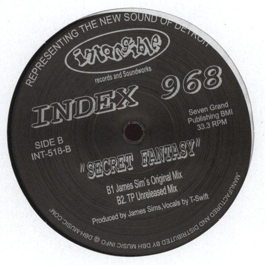 Index 968 - Secret Fantasy (12", RE) Intangible Records & Soundworks