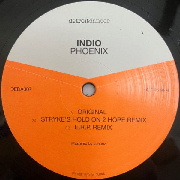 Indio - Phoenix (12") Detroit Dancer Vinyl