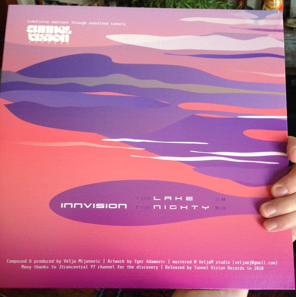 InnVision – Lake (12", Tunnel Vision Records, 2021) Back Cover