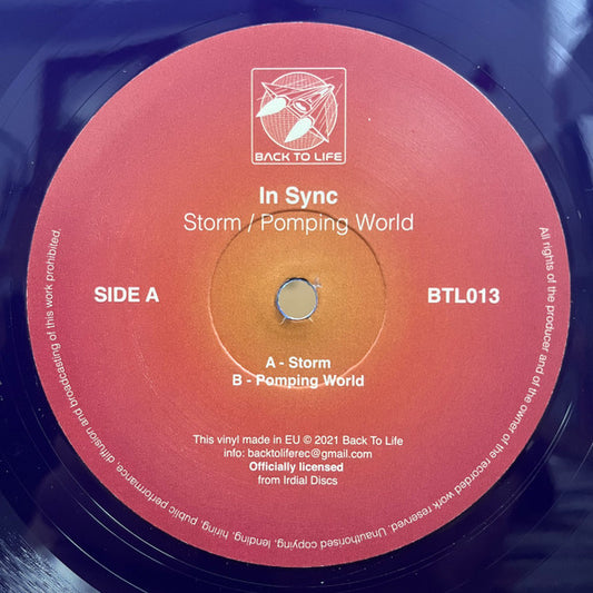 In Sync - Storm / Pomping World (12") (Purple)