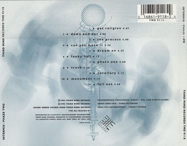 Intermix - Phaze Two (CD) Third Mind Records CD 016861911829
