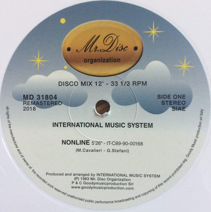 International Music System - Nonline (12", Ltd, Num, RM, Whi) Mr. Disc Organization