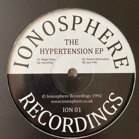 Ionosphere - The Hypertension EP (12") Ionosphere Recordings Vinyl
