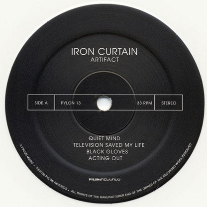 Iron Curtain – Artifact (LP, White Vinyl, Pylon Records, 2020) Image 4