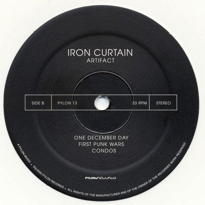 Iron Curtain – Artifact (LP, White Vinyl, Pylon Records, 2020) Image 5