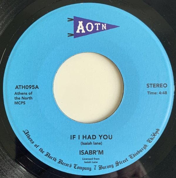 Isabr'M - If I Had You (7") Athens Of The North Vinyl