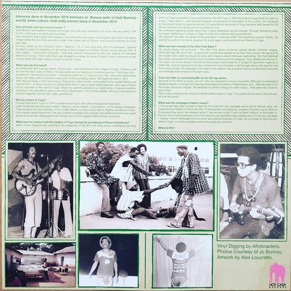 Itadi K. Bonney - Itadi K. Bonney (LP) Hot Casa Records Vinyl