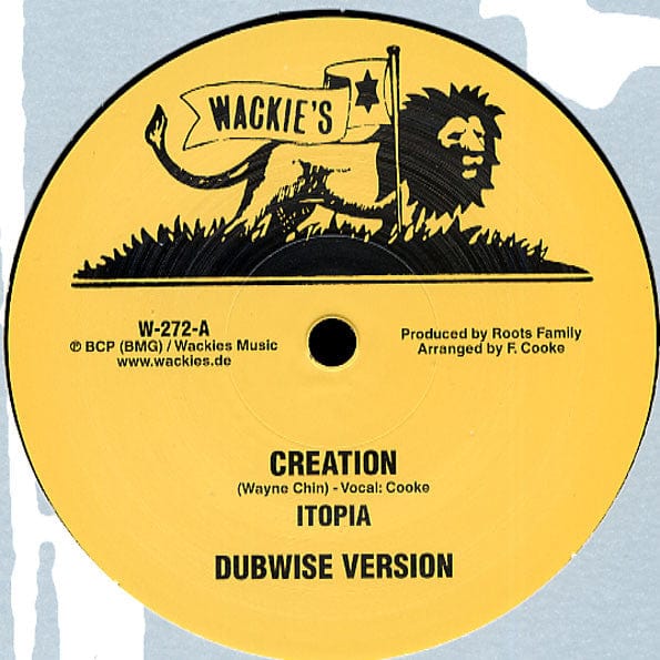 Itopia - Creation (12") on Wackie's at Further Records