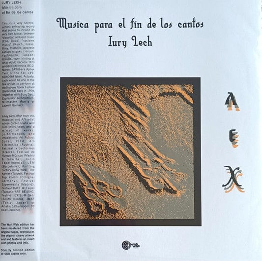 Iury Lech - Música Para El Fin De Los Cantos (LP) Wah Wah Records Vinyl