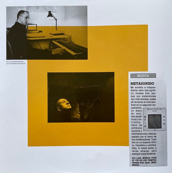 Iury Lech - Música Para El Fin De Los Cantos (LP) Wah Wah Records Vinyl