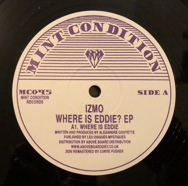 Izmo (2) - Where Is Eddie? EP (12") Mint Condition (2) Vinyl