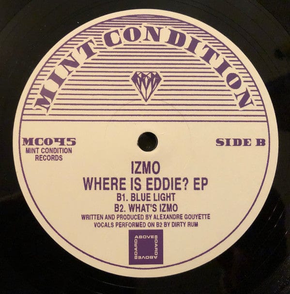 Izmo (2) - Where Is Eddie? EP (12") Mint Condition (2) Vinyl
