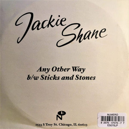 Jackie Shane - Any Other Way / Sticks And Stones (7") Numero Group Vinyl 825764707077