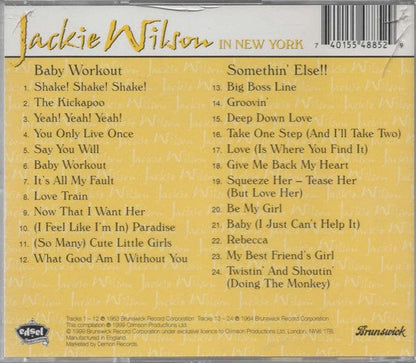 Jackie Wilson - Baby Workout & Somethin' Else (CD) Edsel Records CD 740155488529