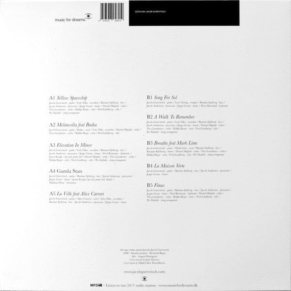 Jacob Gurevitsch - Yellow Spaceship (LP) Music For Dreams Vinyl 0616576256019