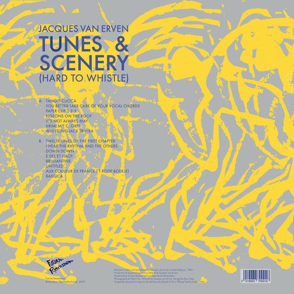 Jacques van Erven - Tunes & Scenery (Hard To Whistle) (LP) Futura Resistenza Vinyl 2019062700016