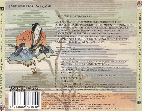 Jade Warrior - Floating World (CD) Esoteric Recordings CD 5013929731042