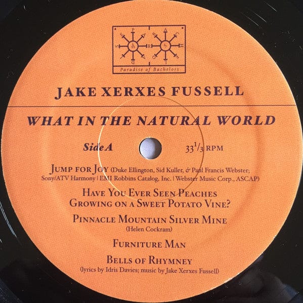 Jake Xerxes Fussell - What In The Natural World (LP) Paradise Of Bachelors Vinyl 0616892415046