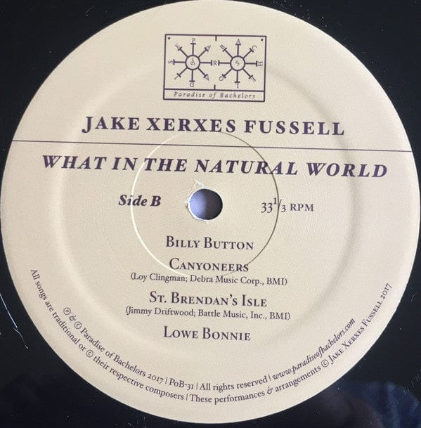 Jake Xerxes Fussell - What In The Natural World (LP) Paradise Of Bachelors Vinyl 0616892415046